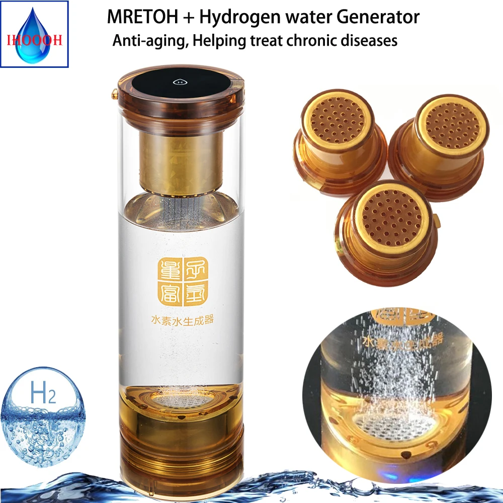 

Excrete Chlorine ozone Separation of hydrogen and oxygen H2 Generator water cup and MRETOH Molecular Resonance Two-in-one
