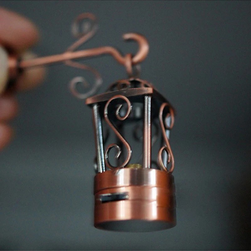 Buy 1PCS Hollow Cage Shape Vintage Dollhouse Wall Lamp