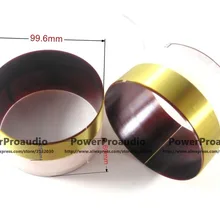 1 шт. 99,6 мм алюминиевая проволока сабвуфер динамик звуковая катушка 8 Ом