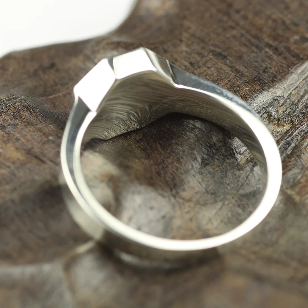 Дизайн, 925 пробы, серебряные кольца для мужчин и wo мужчин с натуральным лазуритовым камнем, Шестигранная форма, элегантное Ювелирное кольцо