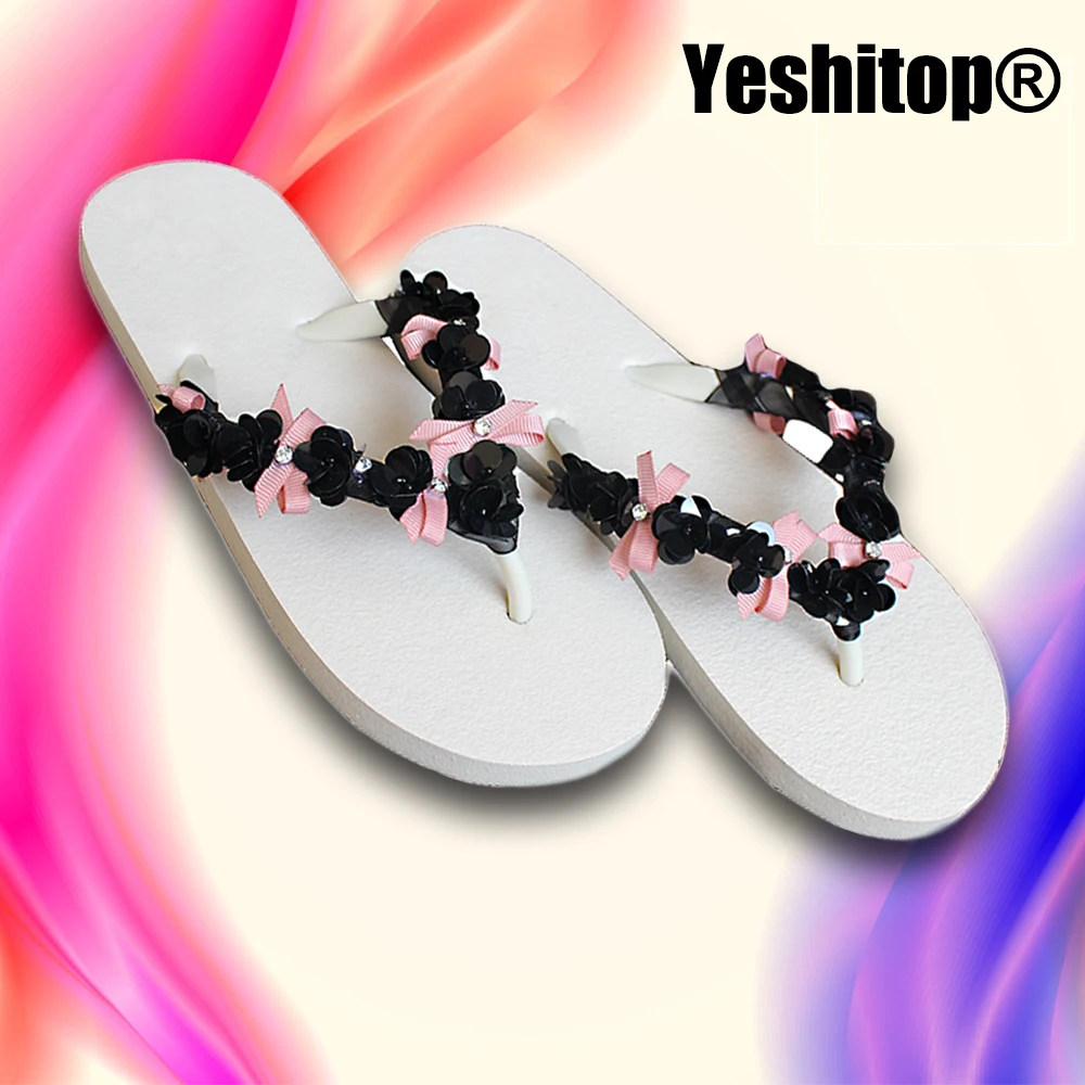 girls designer flip flops