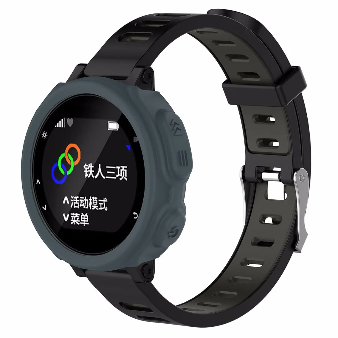 Mayitr Silicone Wristband Bracelet Protector Band Cover Case For Garmin Forerunner 235 735XT GPS Watch