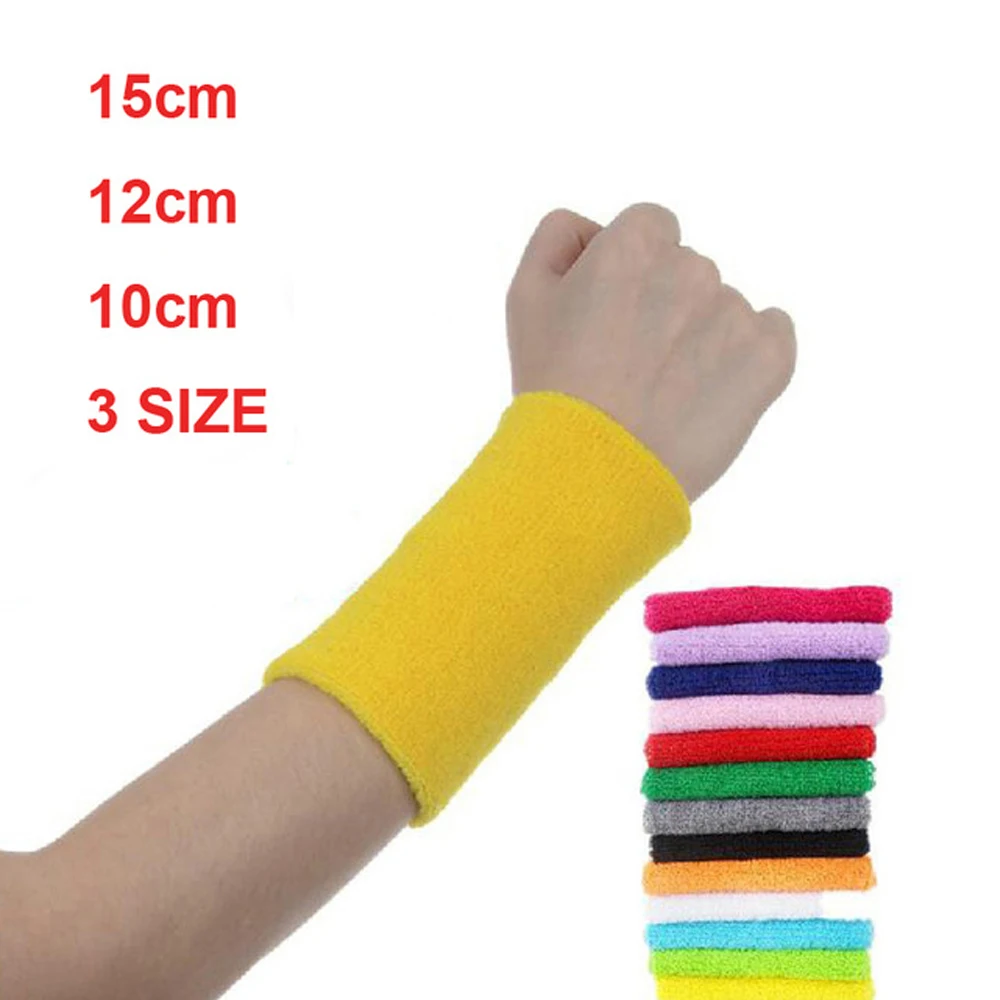 3SIZE New Style 11 Color Wrist Sweatband Basketball Football Cotton Protection Sweat Band Wristband Sport Yoga Running Women Men 3SIZE New Style 11 Color Wrist Sweatband Basketball Football Cotton Protection Sweat Band Wristband Sport Yoga Running Women Men