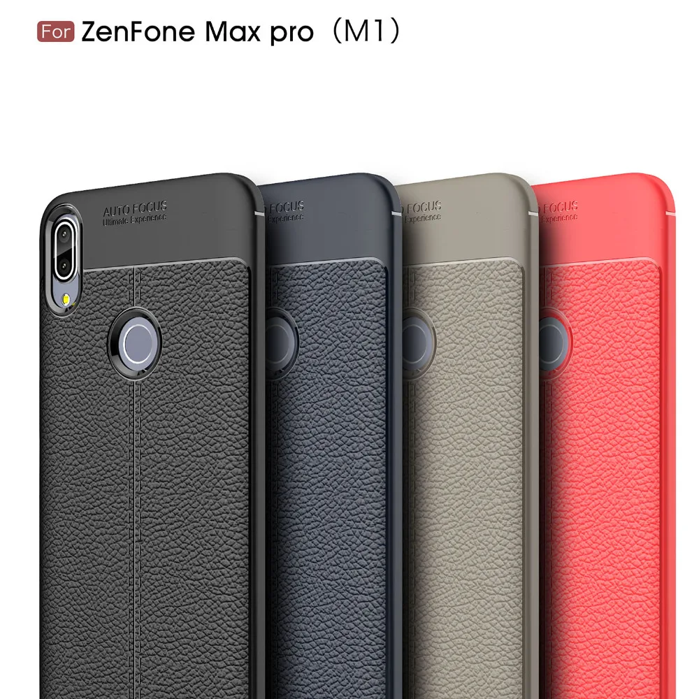 

Phone Case For Case Asus Zenfone Max M1 ZB555KL Case Carbon Fiber Silicone Cover For Asus Zenfone Max M1 Case Coque Etui Fundas