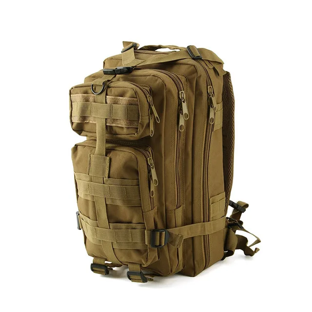 1000D нейлоновый тактический военный рюкзак, водонепроницаемая армейская сумка, уличный спортивный рюкзак для кемпинга, туризма, рыбалки, охоты, 30L сумка - Цвет: tan
