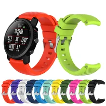 Correa para relojes Huami Amazfit Stratos 2/2S, de gel de sílice, suave, 22 m, para relojes inteligentes