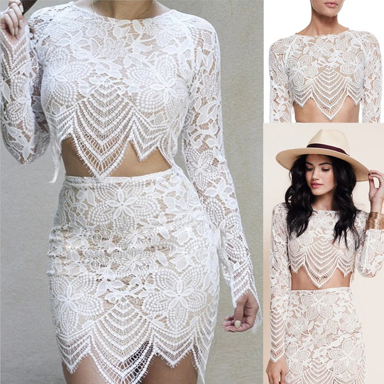 Women Two Piece Outfits For Love And Lemons 2 Piece Bodycon Dress Sexy Club Party Dress 2015 Black White Lace Dress Casual 7002 Dress Wool Dress Tissuedress Angel Aliexpress