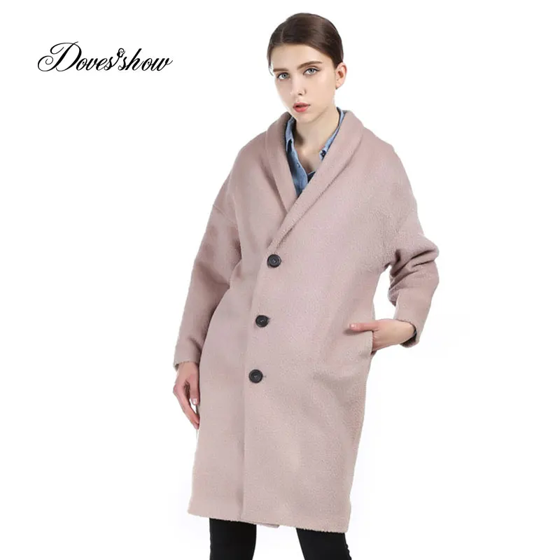 Women Single Breasted Long Cashmere Coat 2017 New Woolen Coat Women Winter Jacket Overcoat Female Outwear Casaco Feminino Trench Women Single Breasted Long Cashmere Coat 2017 New Woolen Coat Women Winter Jacket Overcoat Female Outwear Casaco Feminino Trench