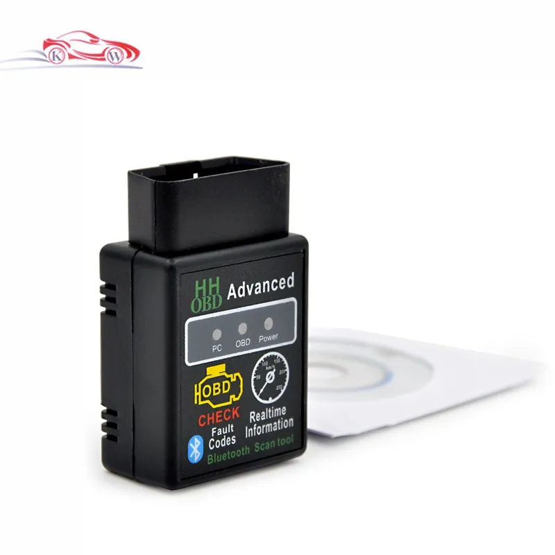 Новое поступление автомобильный диагностический сканер V2.1 ELM327 HH Bluetooth OBD 2 II
