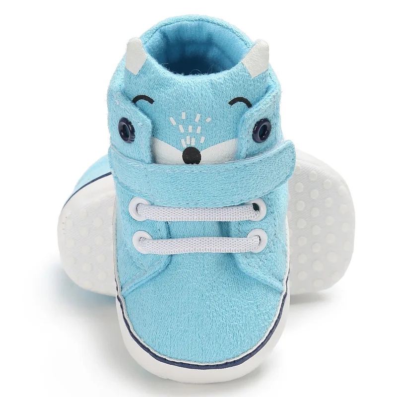 Animals Baby Shoes Boys and Girls Cute Fox Winter Short Boots Infant Toddler First Walkers Anti Slippery Cartoon-Bebe Mix-Colors