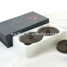 Настоящий вьетнамский аквилария, 6,5 см+ 48 катушек+ 4 h ea. Длинные горящие катушки благовоний. никаких вредных химических веществ. Идеально подходит для домашнего спа