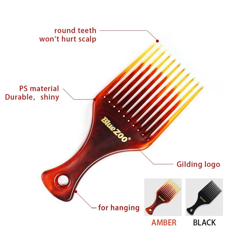 Professional Styling Tools Plastic Flat Comb Three Types Hair Comb