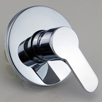 

Contemporary New Chrome Brass Wall Mounted Bathroom Shower Control Valve Water Mixer Single Handle