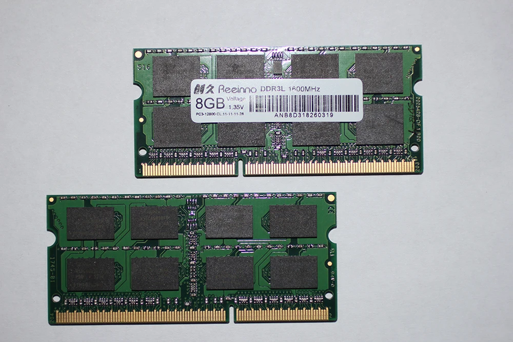 Оперативная память eeinno ddr3 8 Гб 1600 МГц 1,35 в NON-ECC 12800 МБ/с./с 204pin пожизненная гарантия Одиночная Память ОЗУ ноутбук Прямая поставка с фабрики