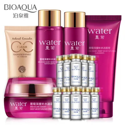 

Bioaqua Mo Ju Hu Quan Kit Set Water Booster Moisturizing White Kit Set Skin Care Set