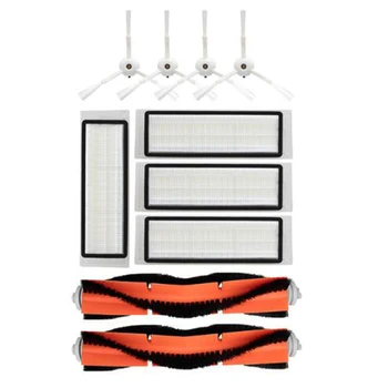 

Roller&Side Brushes+Filters For Xiaomi Vacuum Cleaner Robot 2 S50 Accessory Set Roller Brushes For Millet 2 Roborock S50 S51