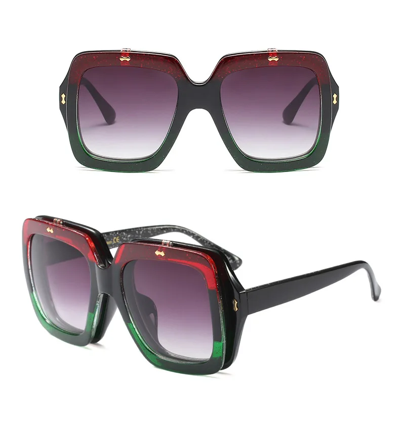 2018 Oversized Square Women Sunglasses(10)