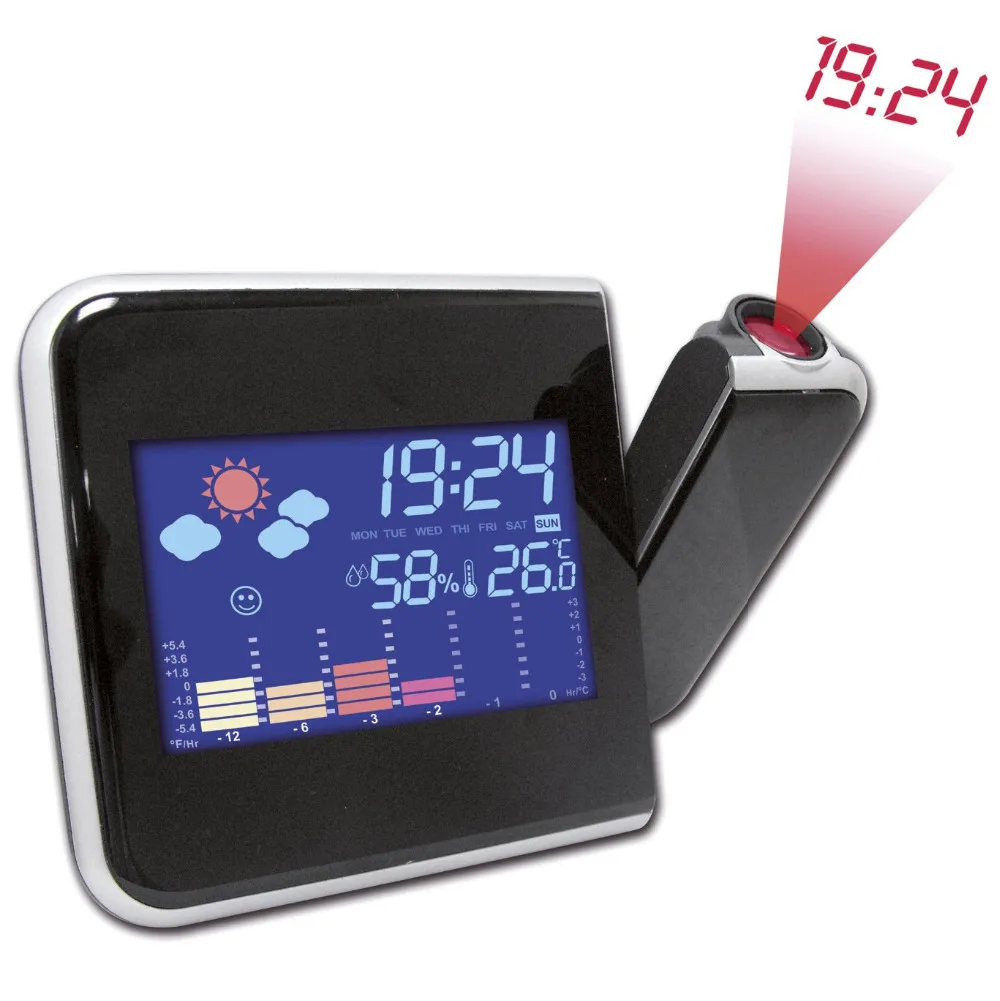 Brand new Projection Weather LCD Digital Alarm Clock, Backlight LED