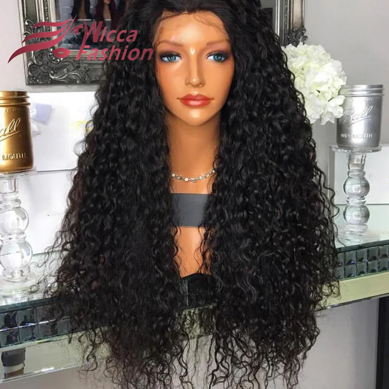 150 Density Loose Deep Curly Full Lace Wig Virgin Brazilian Thick Human