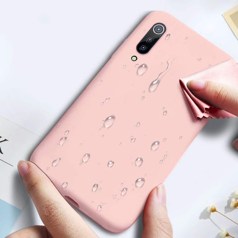 Original Case for Xiaomi mi 9 mi9 se Cases Liquid Silicon Soft Baby-Skin Feeling for Xiaomi 8 se lite Case Phone Cover Coque