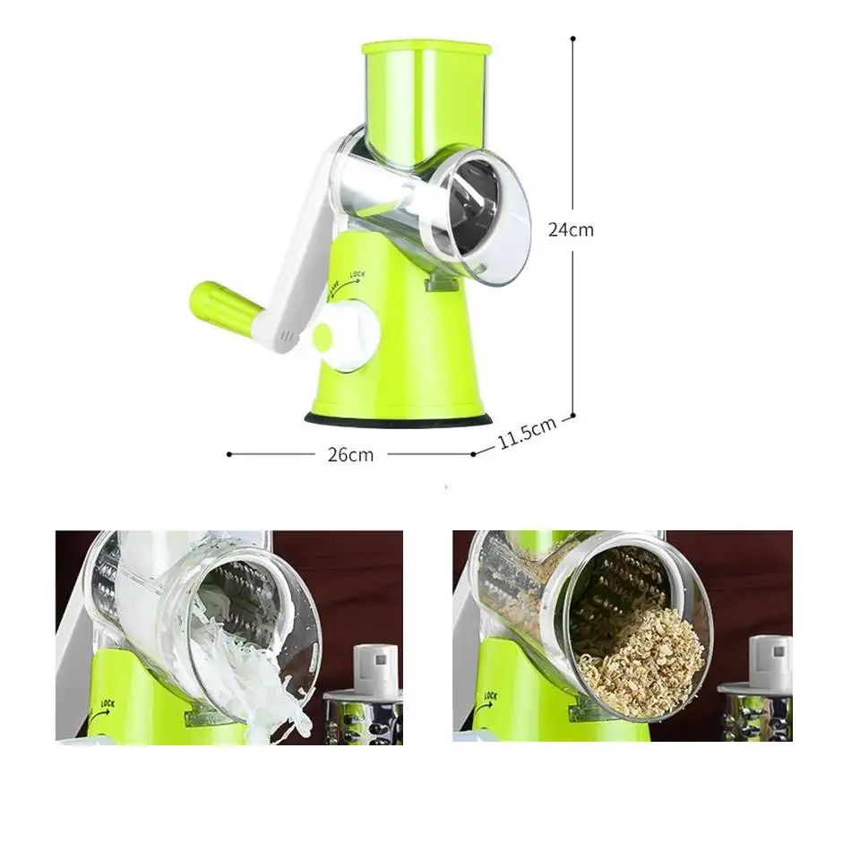 

EAPPY Vegetable Cutter Slicer Potato Cheese Kitchen Gadgets Multifunctional Round Mandoline Slicer Kitchen Accessories