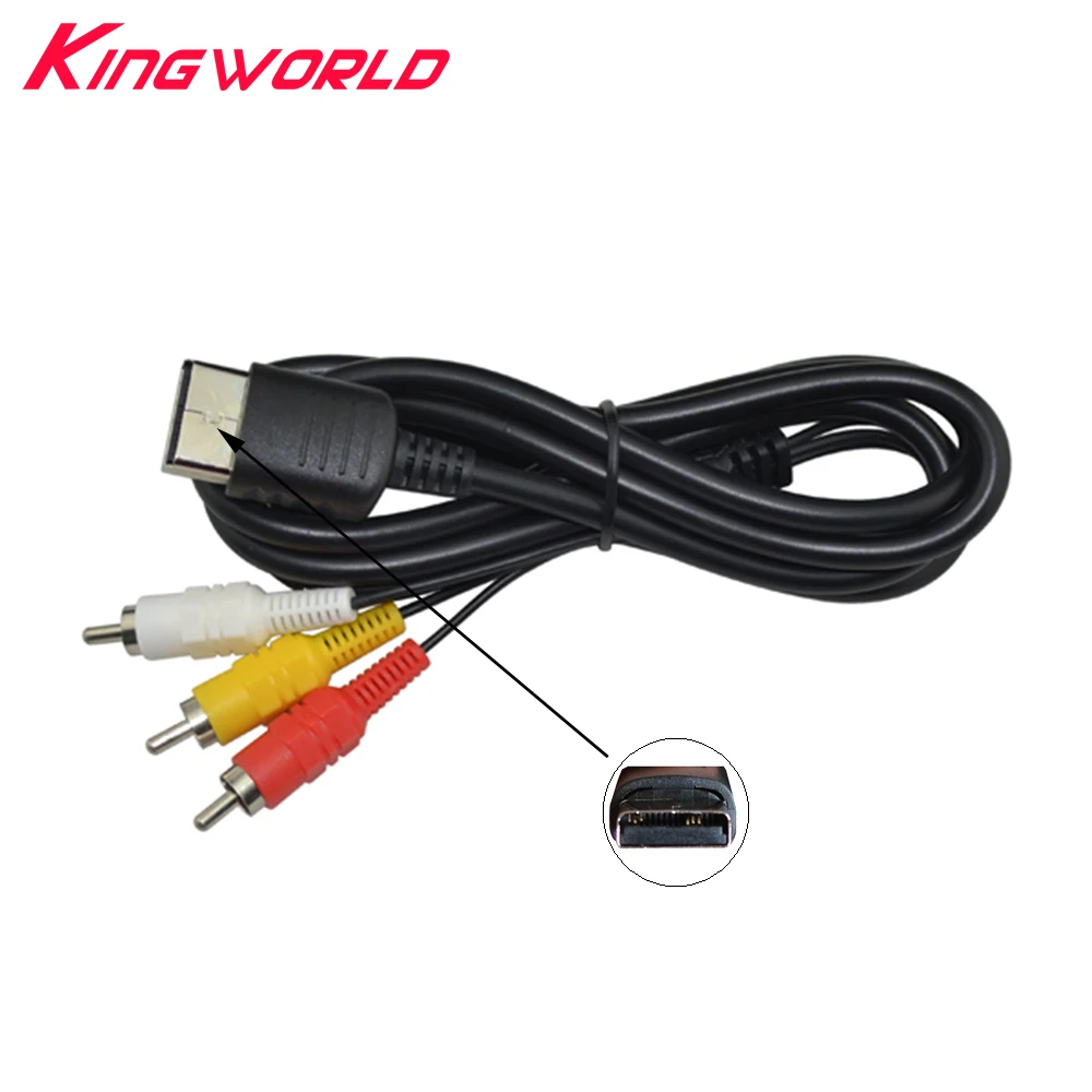 Новый толстый круглый провод композитный AV Аудио Видео ТВ адаптер кабель для