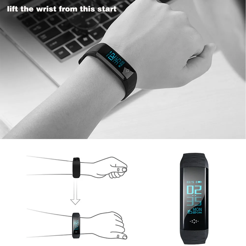 Смарт часы GIMTO мужские/женские спортивные с пульсометром и тонометром|smartwatch for