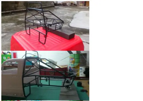 Масштаб 1/10 полка для грузовика rock crawler багажная металлическая рулонная клетка 6WD Z