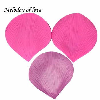

Big flower Petal clip leaf Sugarcraft Silicone cake decorating tools Clay Candy Moulds Fondant moulds 1285
