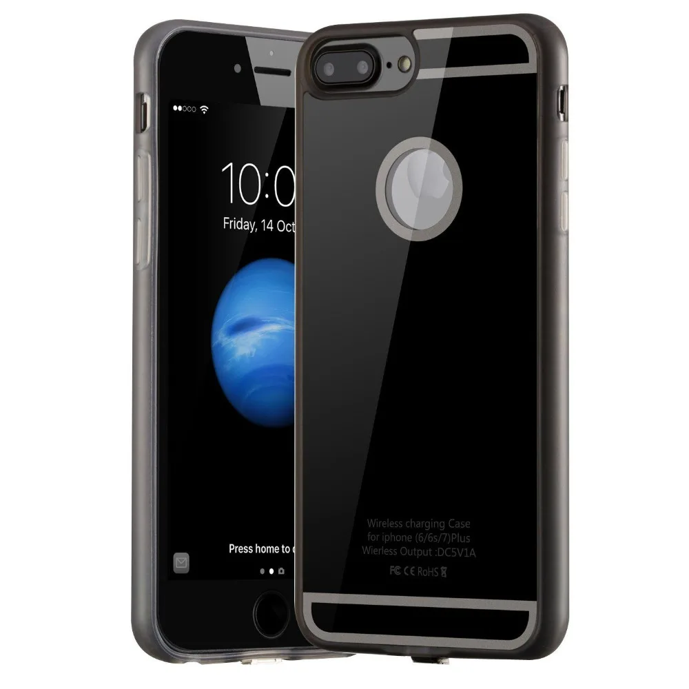 Беспроводное зарядное устройство Qi для iphone 7/7 plus Оригинальный чехол с