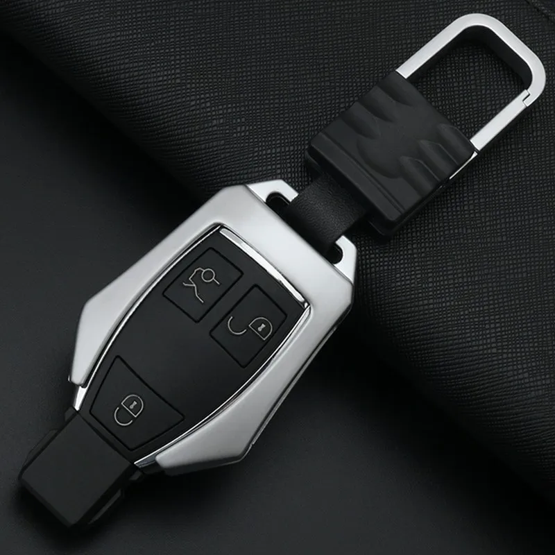 

High quality Zinc alloy Car Key Case Cover For Mercedes Benz W203 W210 W211 W124 CLS CLA GL R AMG A B C E G S Series keychian