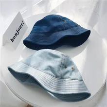 Дизайн японский маленький промышленный стиль воды моющийся ковбой рыбак шляпа ведро шляпы