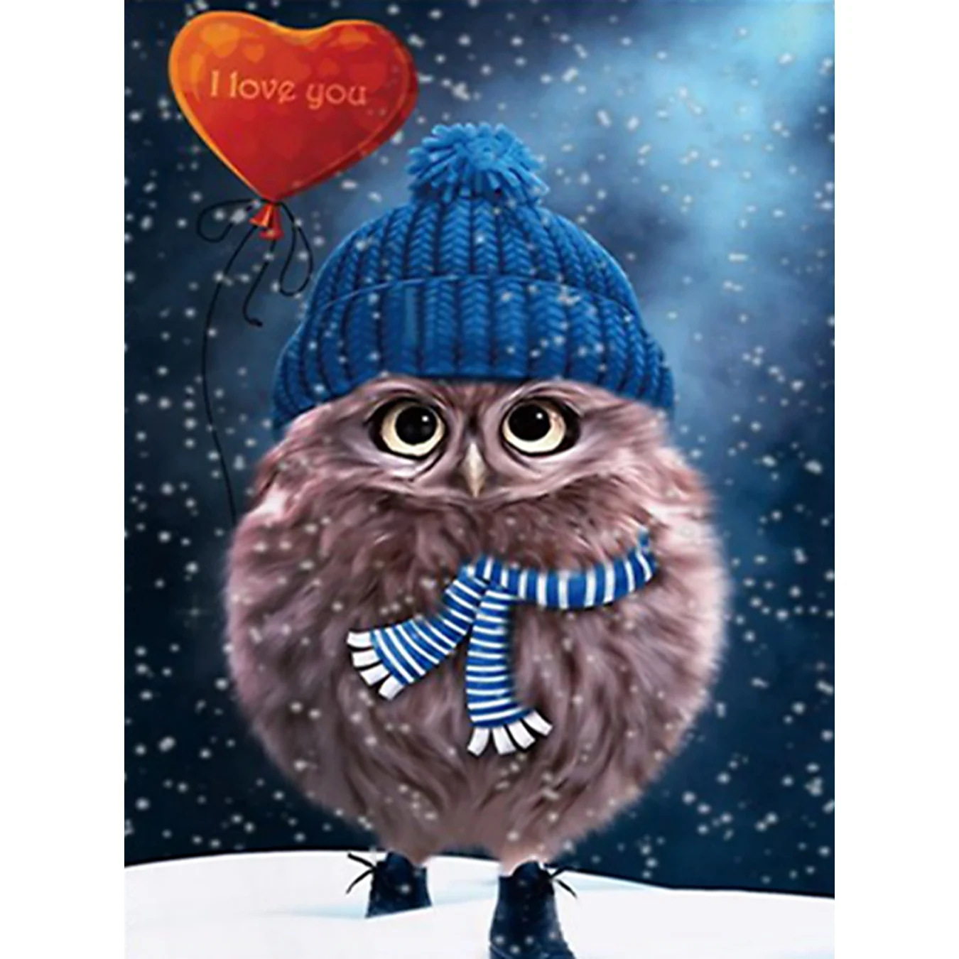 

Cartoon Heart Owl,Partial,5D,DIY,Diamond Painting,Cross Stitch,Gift,Needlework,Embroidery,Round Rhinestone,Decoration,Crafts
