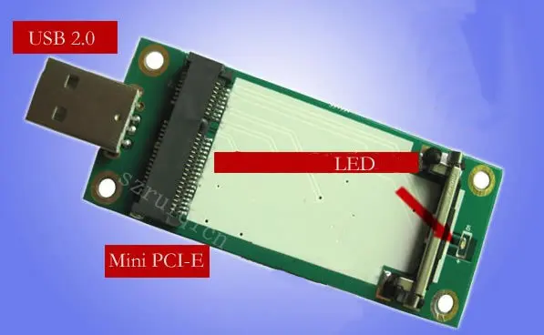 6 for card pin video adapter WIFI sim slot WLAN Adapter FM TV 3G Pin PCI Network Wireless with e 52 in new! card to USB Mini