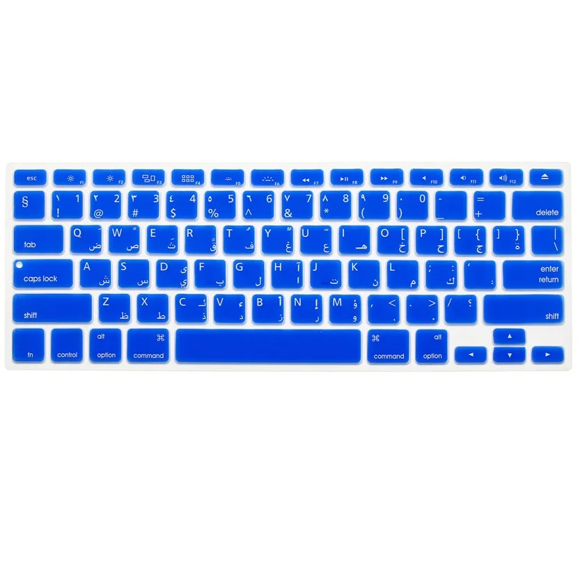 2017 Арабская накладка на клавиатуру для Macbook Air 13 дюймов защитная Us Enter Pro Retina 15