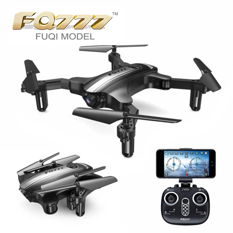 

FQ777 FQ31W 2.4G 4CH WIFI FPV With 0.3MP Camera 6-axis Gyro Altitude Hode Foldable Mode 2 RC Drone Quadcopter RTF APP Control