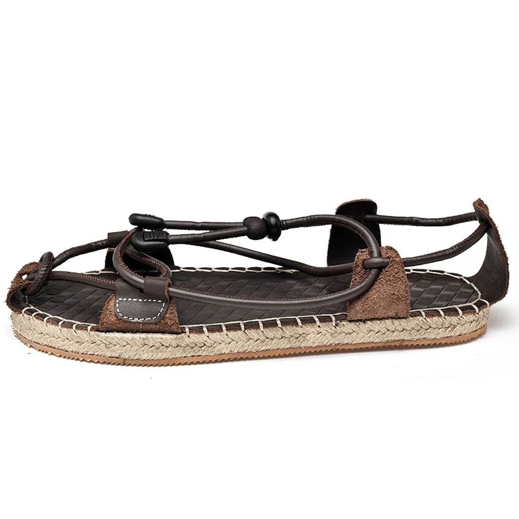 SAGACE Men's simple shoulder strap Roman sandals summer national style non-slip sandals high quality new listing