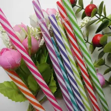 23 см Многоразовые Толстая Пластик Трубочки различных цветов 30 шт. в упаковке для свадьбы mason jar
