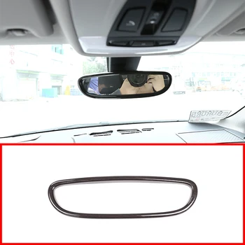 

Black Ash Wood ABS Plastic Interior Rearview Mirror Frame Trim For BMW X1 F48 2016-2018 1 Series F20 2011-2015 Car Accessories