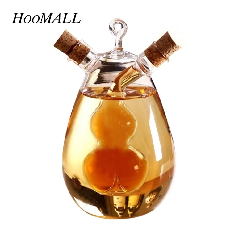 

Hoomall Creative Dual Use Leak Oil Pots Heat Resistant Glass Condiment Bottles Sealed Sauce Vinegar Pot Bottle Caster
