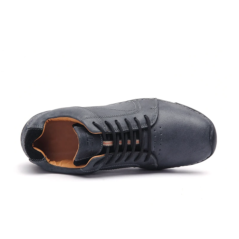 LINGGE/брендовая мужская обувь из натуральной кожи; Мужская обувь; светильник на шнуровке; удобная мужская обувь ручной работы