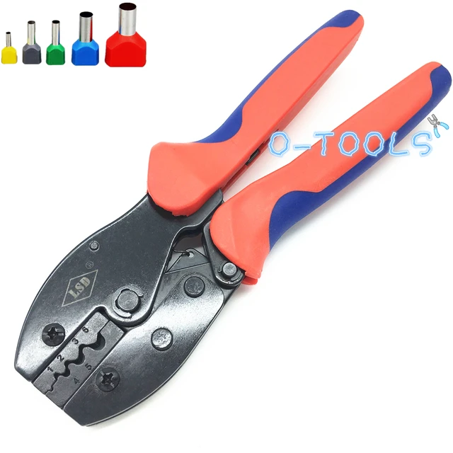 Crimping pliers crimper for twin wire end ferrules 1-6mm² LY-04WF twin  cable sleeves crimping hand tools 17-10AWG - AliExpress