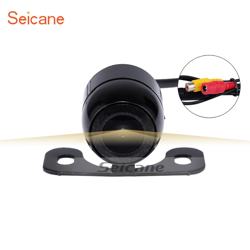 Seicane Waterproof Rearview 170 Degree Wide Angle Lens Night Vision Backup Video 12V Backup font b