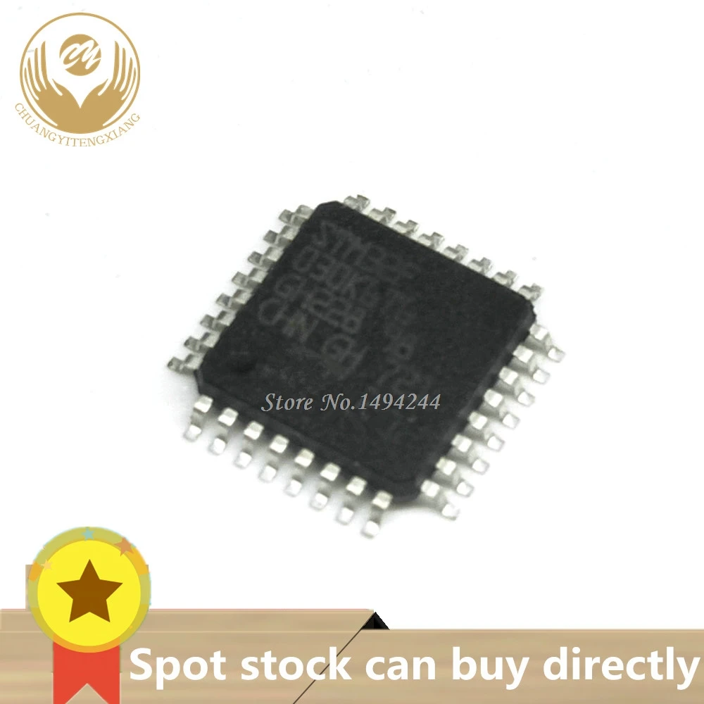 Пятно yuxinyuan STM32F030K6T6 STM32F030 STM32F 32F030K6T6 IC MCU 32BIT 32KB FLASH 32LQFP 5 шт./лот|Реле| |