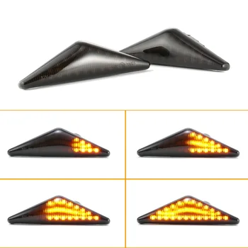 

2 pieces Smoke Led Amber Dynamic Flowing LED Side Marker Signal Light For Ford Mondeo 2000-2006 Focus MK1