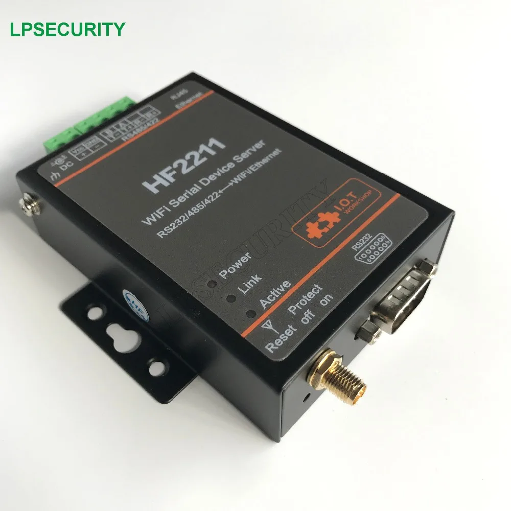 HF2211 Modbus серийный RS232/RS485/RS422 к Ethernet/Wi-Fi модуль преобразования, Поддержка веб-OTA Wirelss обновления