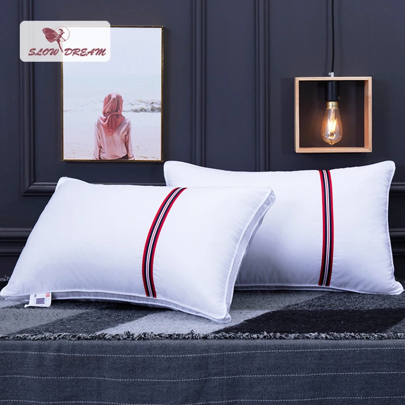 

Slowdream Home Textiles 48x74cm Size Pillow White Soft Cotton Padding Pillow Core Throw Cushion Rectangle Pillow For Bed