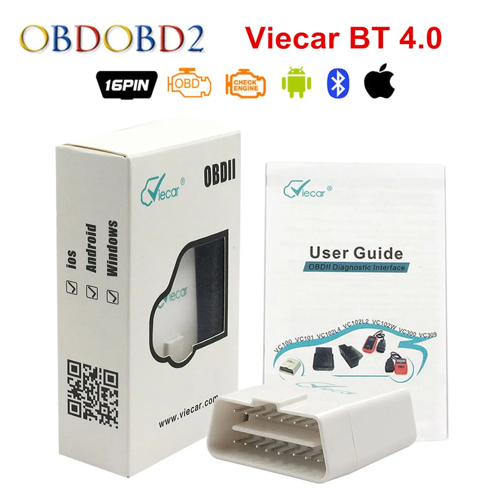 Viecar ELM327 V1.5 Bluetooth 4.0 For Android/IOS/PC OBD2 Diagnostic Scanner Tool VIECAR ELM 327 1.5 OBDII Code Reader Scanner|Code Readers & Scan Tools|   - AliExpress