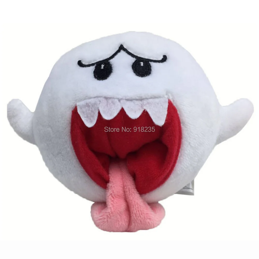 

Boo Ghost 4" Super Mario Bros Plush Doll For Children Stuffed Toys Retail