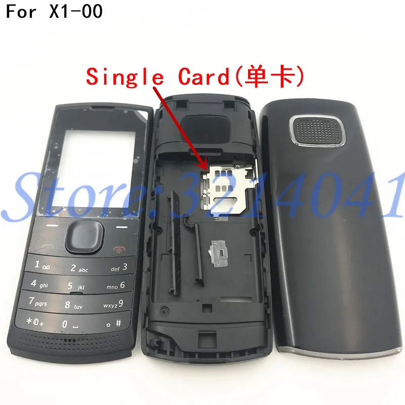 

Good quality New Full Complete Mobile Phone Housing Cover Case with English Keypad For Nokia x1 X1-00 X1-01
